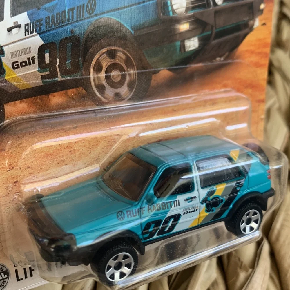 1990 Volkswagen Golf Country German VW Rabbit Matchbox 90s Blue Car MBX 2025 🆕